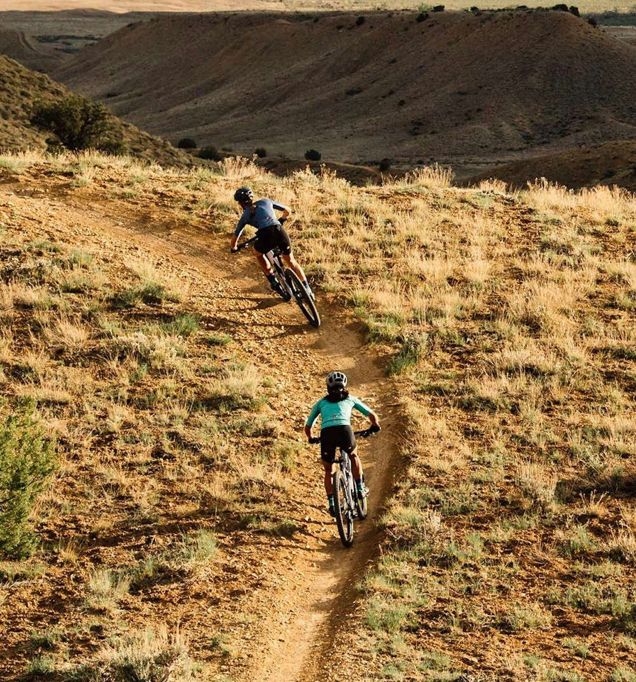 Rose and Evelyn riding the 2022 Wilder